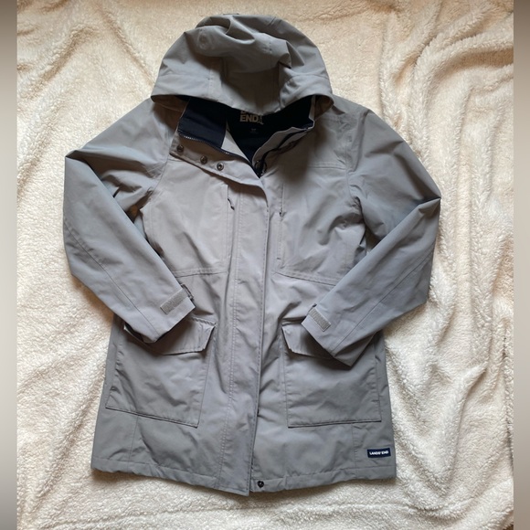 Lands End Squall Waterproof Jacket - Size S - Picture 2 of 6